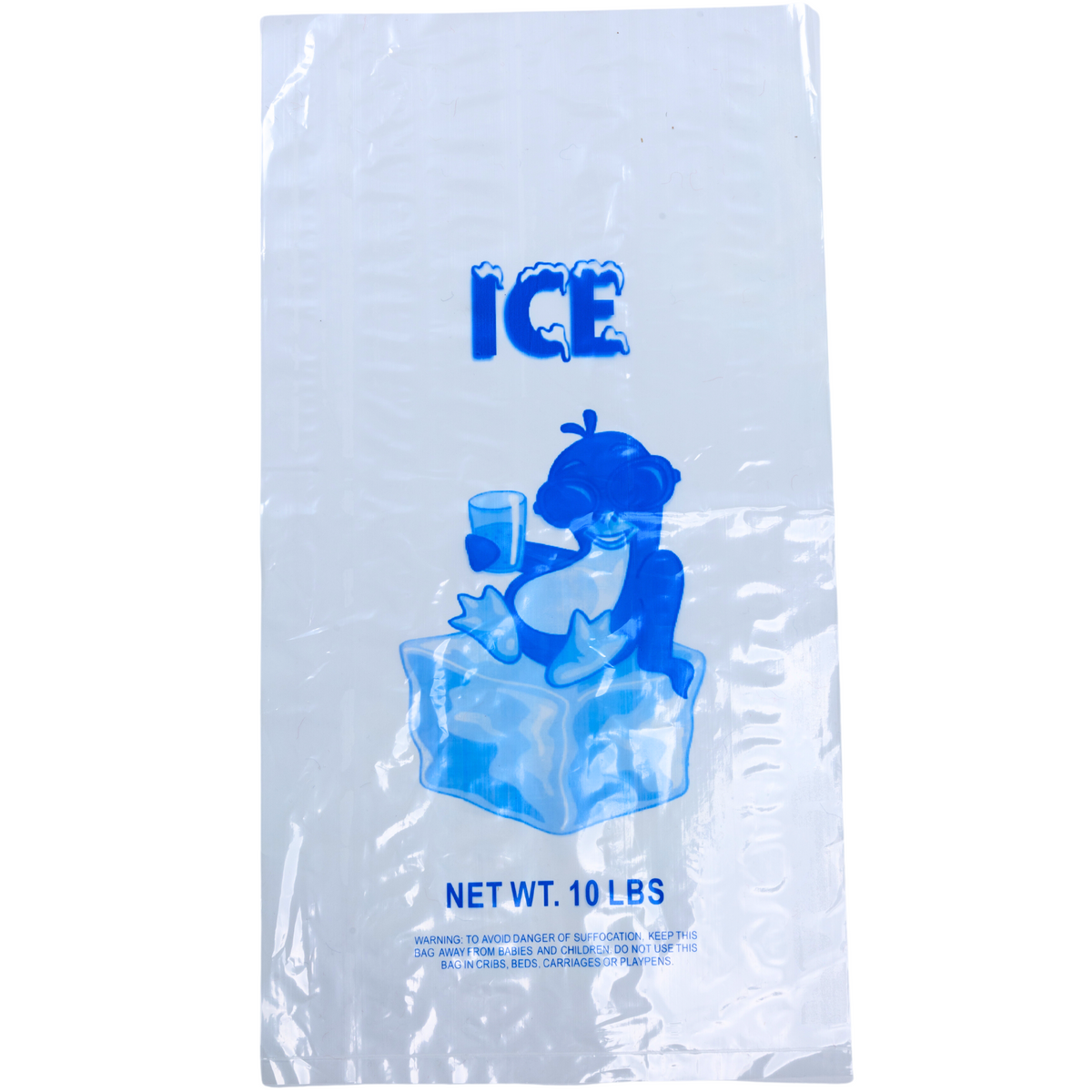 LDPE Ice Bags 10LBICELDWF- – mil - Clear - - - 1.45 Bags 11.5\