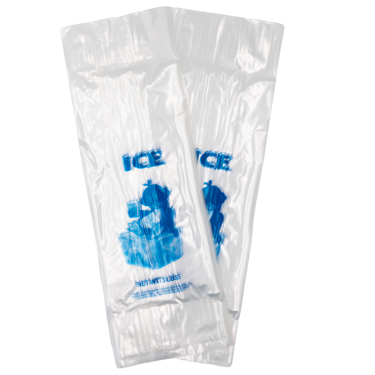 6+3x15Vents LDPE Clear Poly Bags(1000)