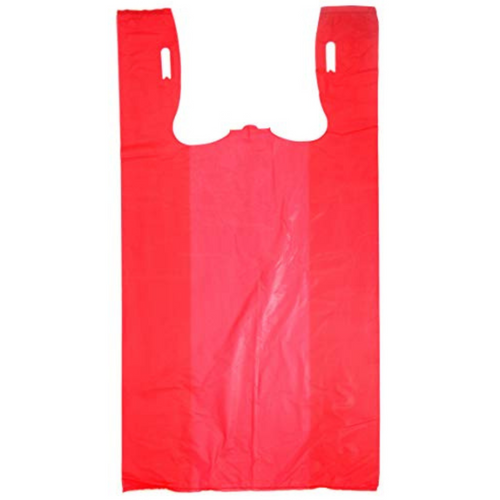 Easy Open - Colored Unprinted HDPE T-Shirt Bags - 1/6 BBL 11.5